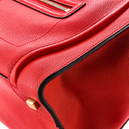 Celine Luggage Bag Grainy Leather Mini