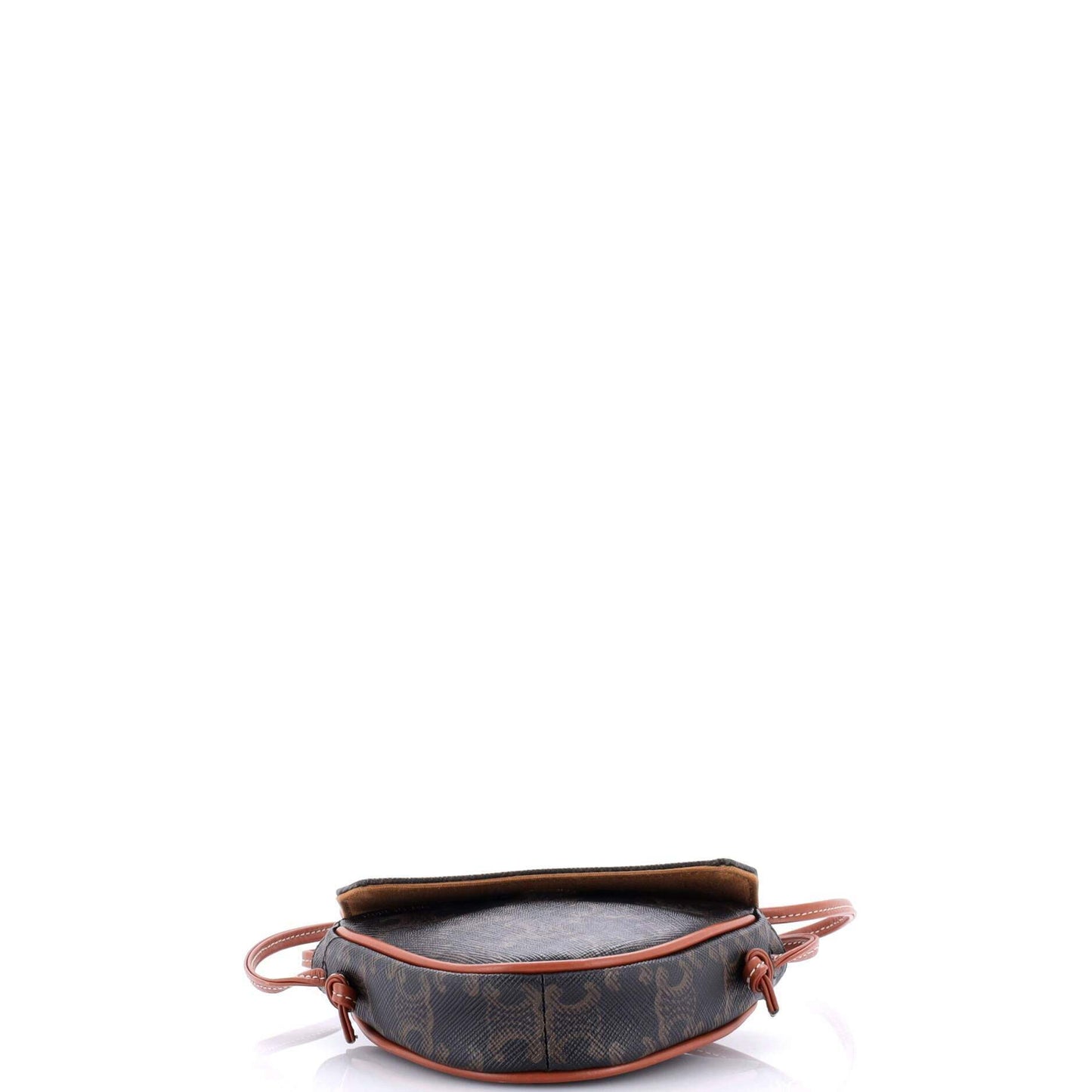 Celine Triangle Crossbody Bag Triomphe Coated Canvas Mini