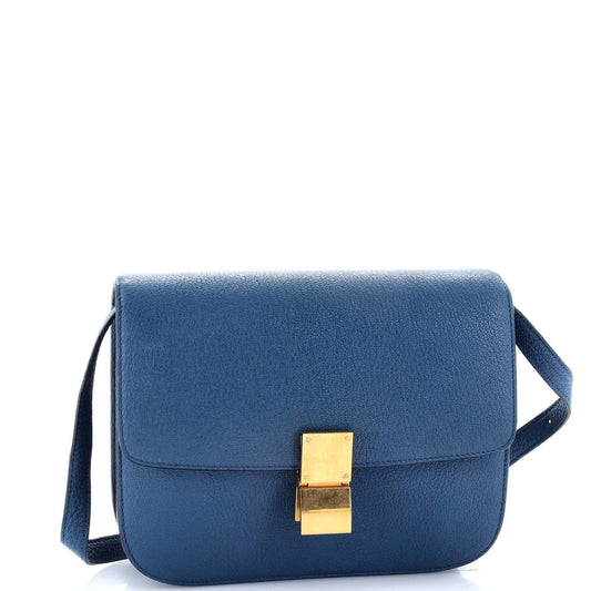Celine Classic Box Bag Grainy Leather Medium