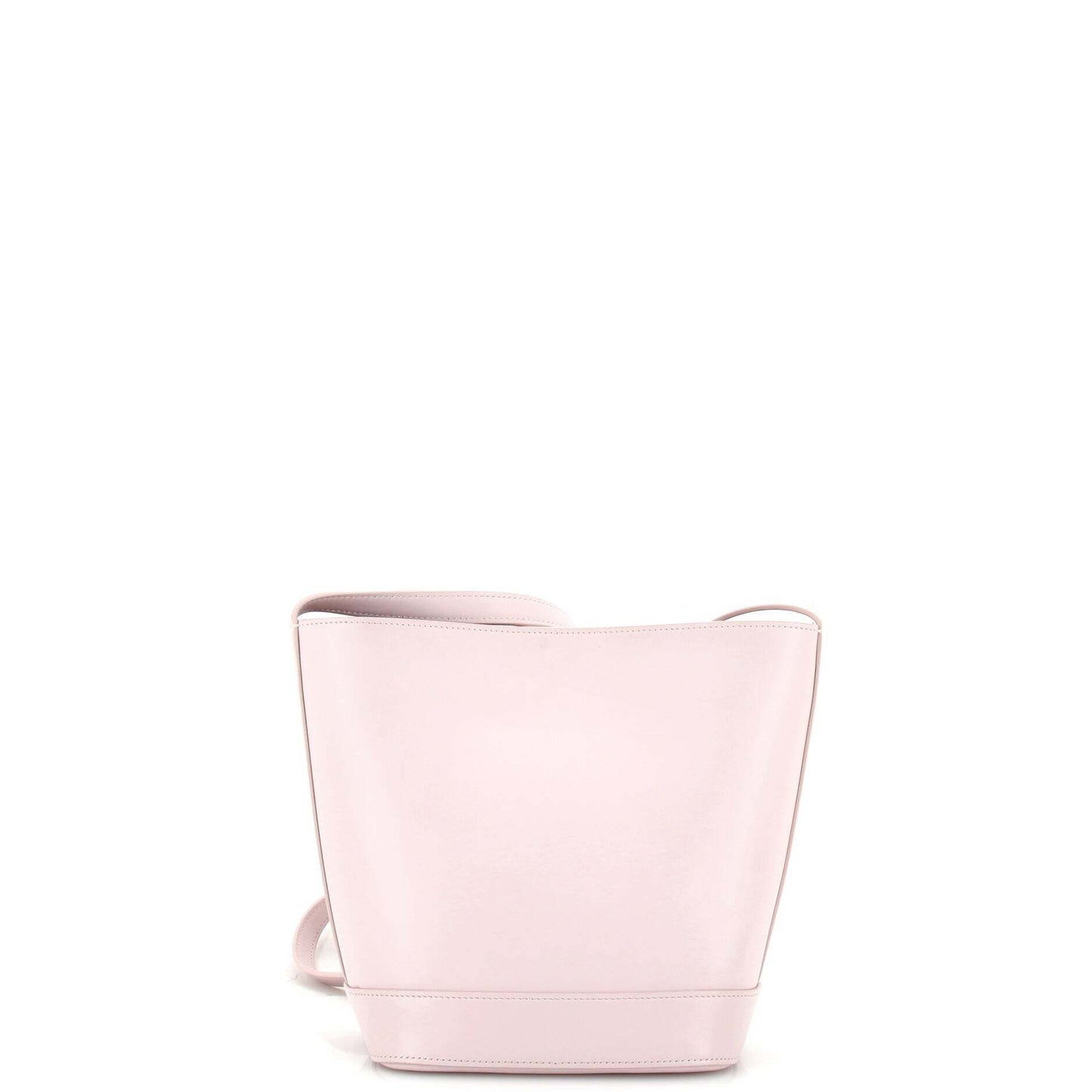 Celine Cuir Triomphe Bucket Bag Leather Small