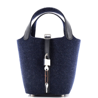 HERMESピコタンロックバッグ フェルトレザー PM