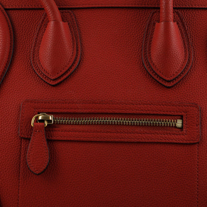 Celine Luggage Bag Grainy Leather Micro