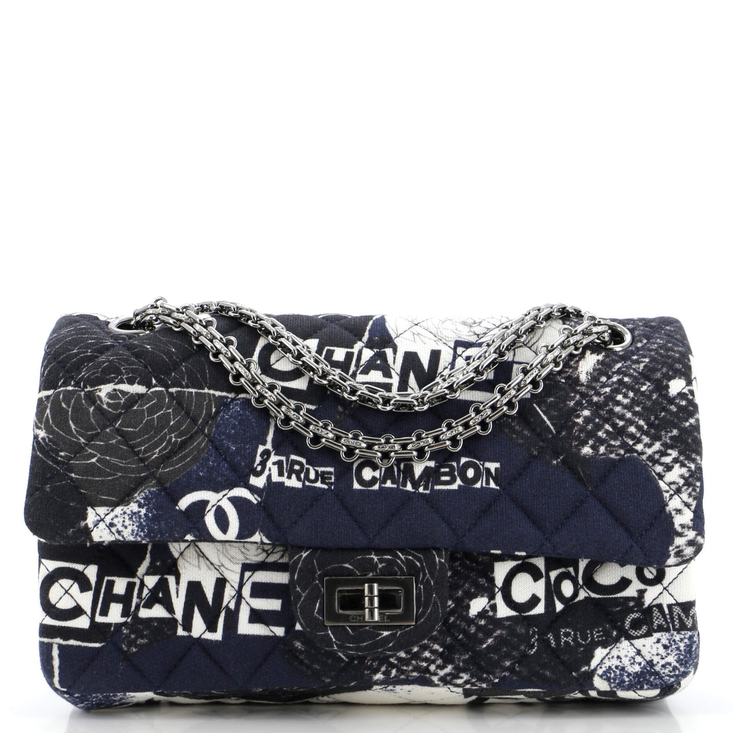 CHANEL 復刻版 2.55 プリントジャージー 225