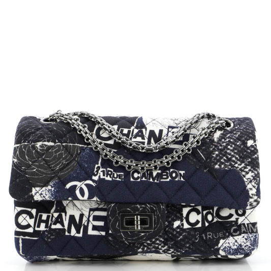 CHANEL 復刻版 2.55 プリントジャージー 225