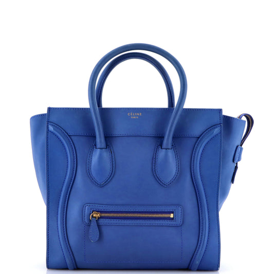 Celine Luggage Bag Smooth Leather Mini