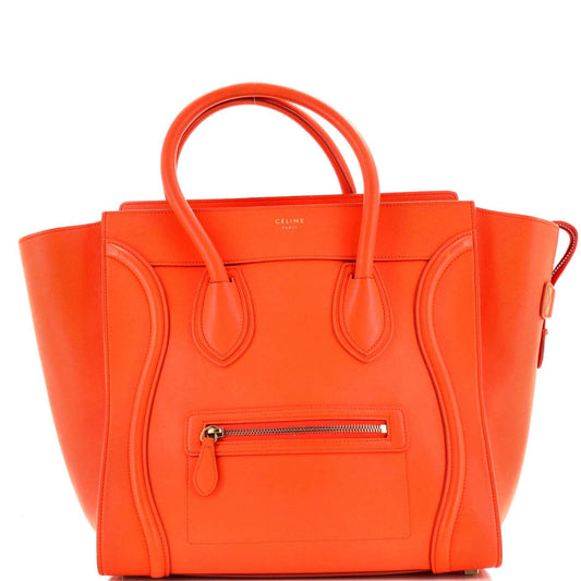 Celine Luggage Bag Smooth Leather Mini