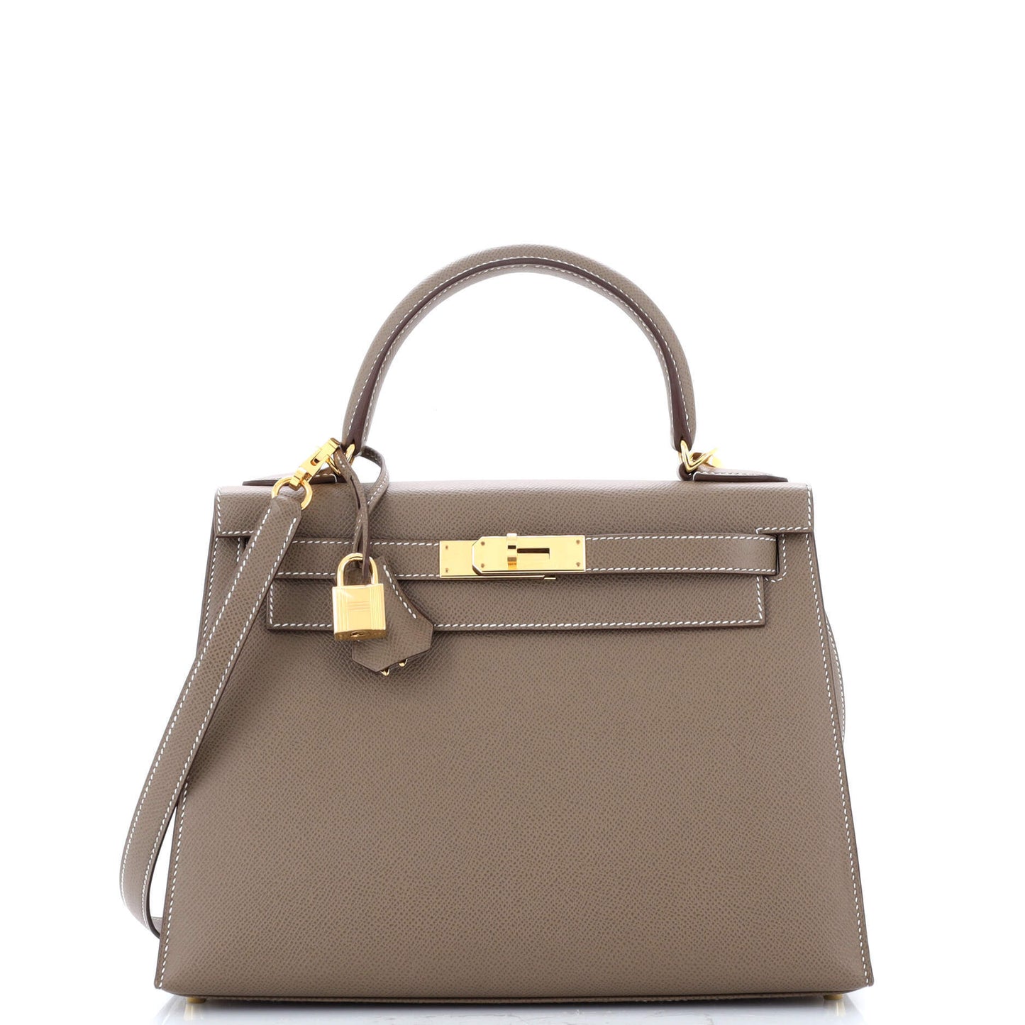 HERMES ケリーグレー ゴールド 28