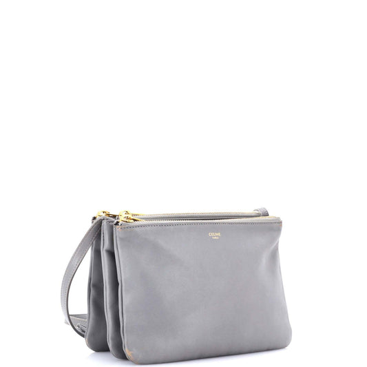 Celine Trio Crossbody Bag Leather Small