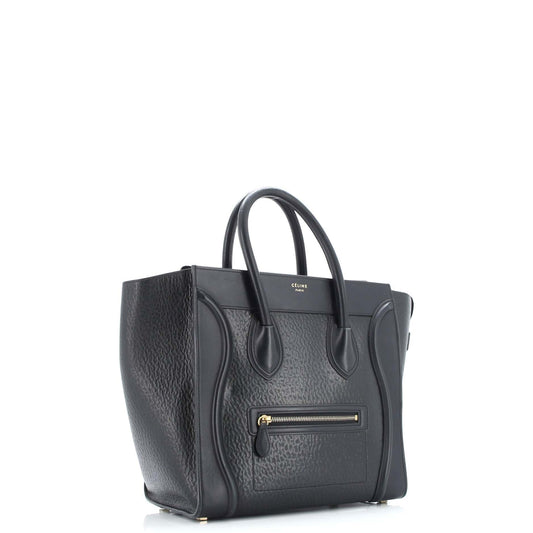 Celine Luggage Bag Grainy Leather Mini