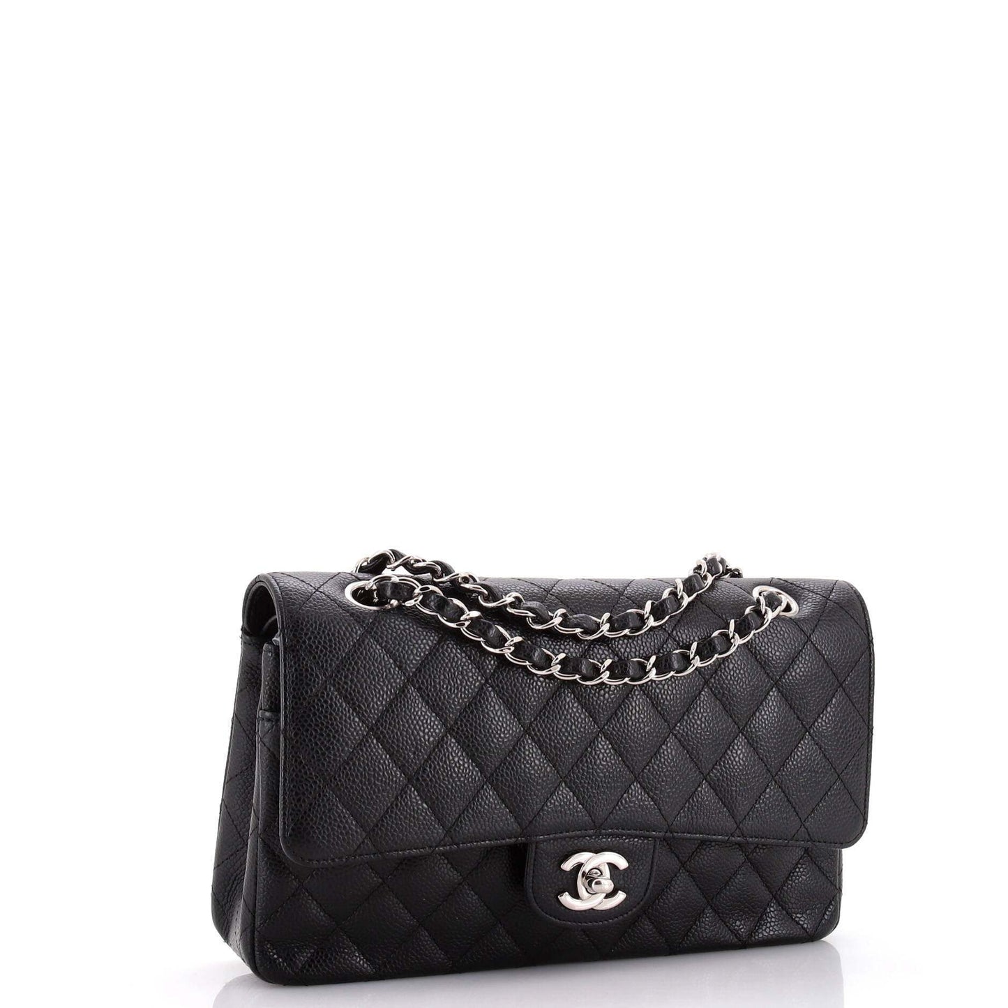 【極美品】CHANELキャビアスキン ショルダーバッグ