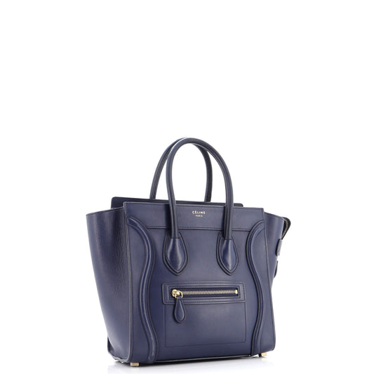 Celine Luggage Bag Smooth Leather Mini