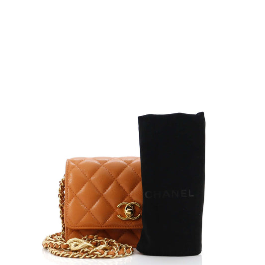 CHANELウォレットオンチェーン キャビア