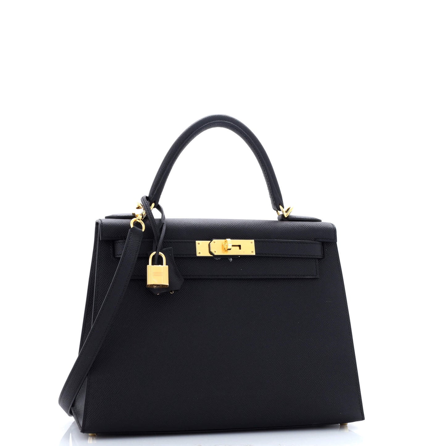 HERMES ケリーブラック ゴールド 28