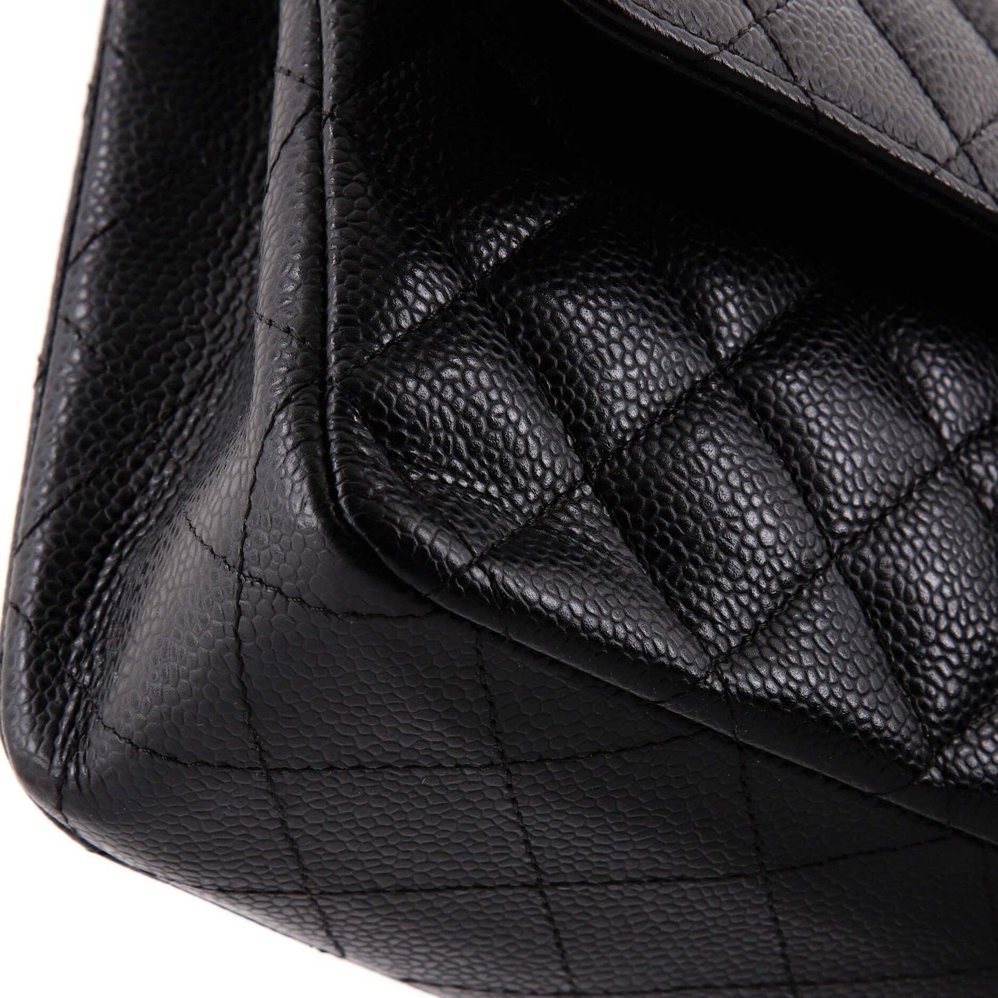 【極美品】CHANELキャビアスキン ショルダーバッグ