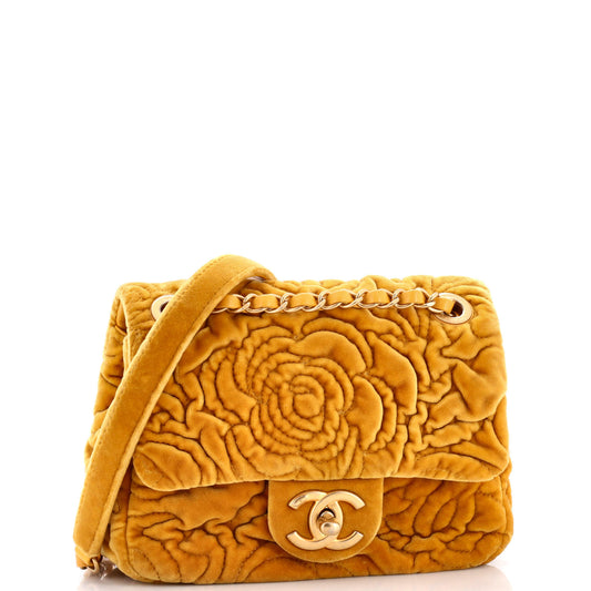 ミニ CHANEL カメリア ベルベット