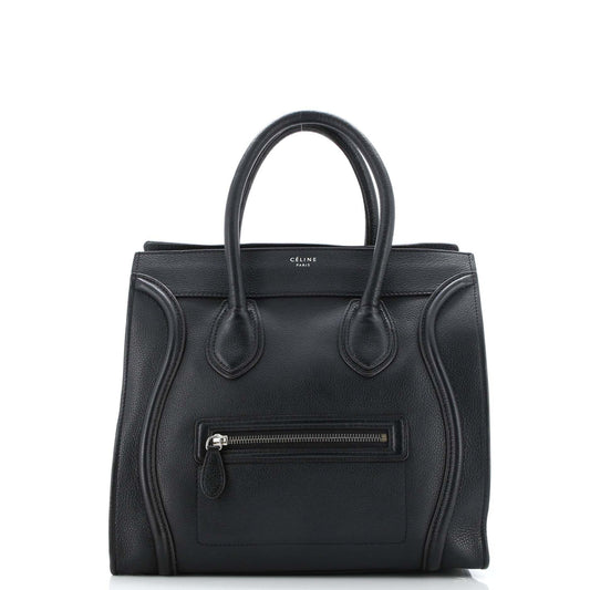 Celine Luggage Bag Grainy Leather Mini