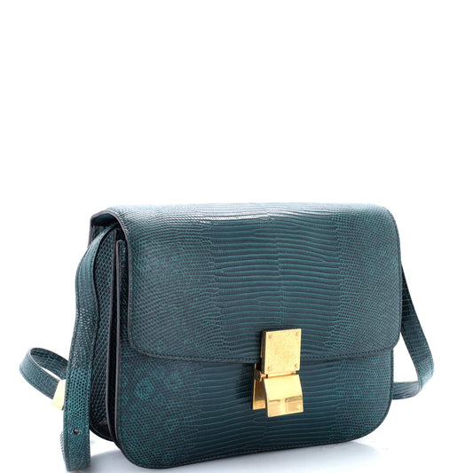 Celine Classic Box Bag Lizard Medium