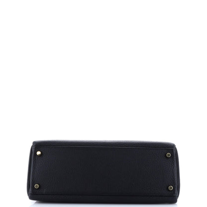 HERMES ケリーブラックゴールド 32