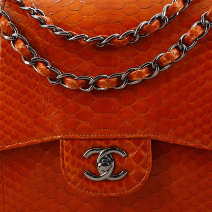 CHANELパイソン ショルダーバッグ