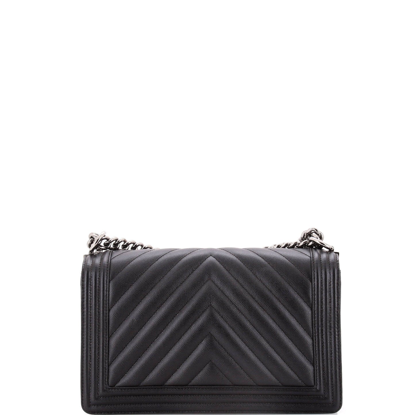 CHANELキャビアスキン シェブロン
