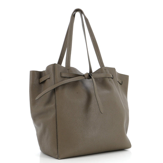 Celine Phantom Tie Cabas Tote Leather Small