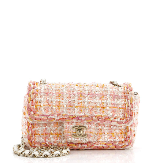 未使用CHANELツイードショルダーバッグ