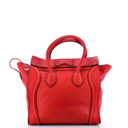Celine Luggage Bag Grainy Leather Mini