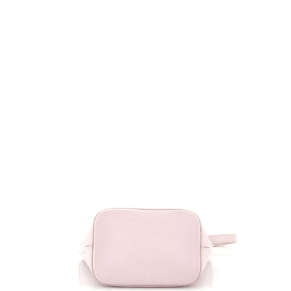 Celine Cuir Triomphe Bucket Bag Leather Small