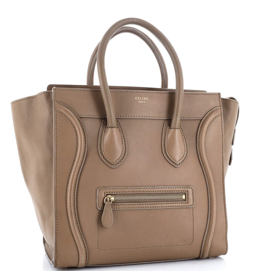 Celine Luggage Bag Smooth Leather Mini