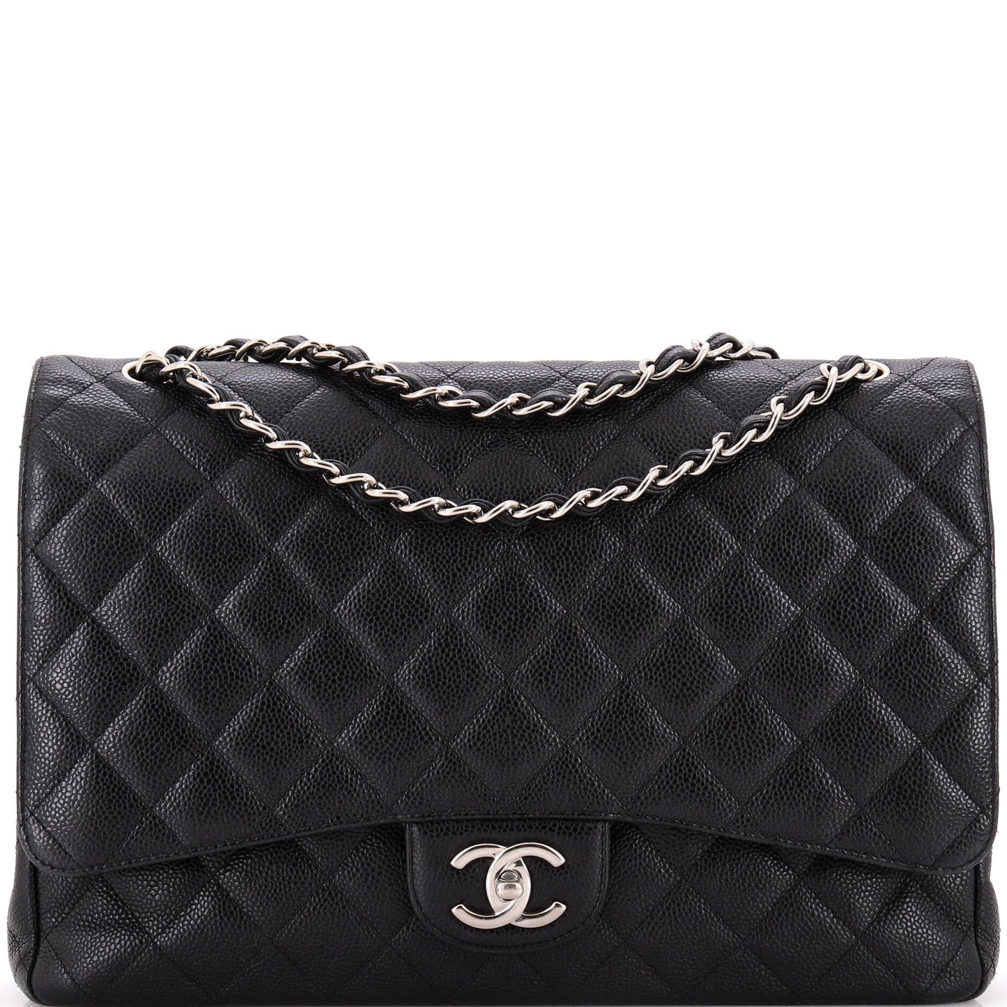 CHANELキャビアスキン マキシ