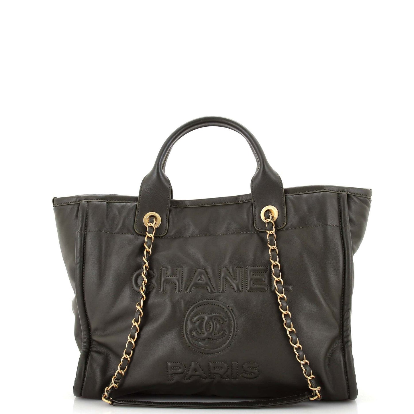 CHANELドーヴィル カーフスキン スモール