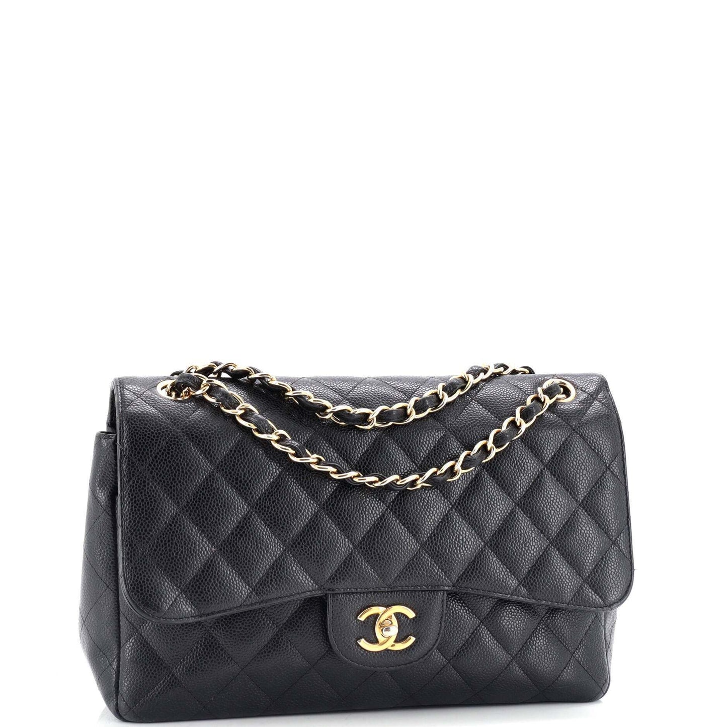 CHANELキャビアスキン ショルダーバッグ