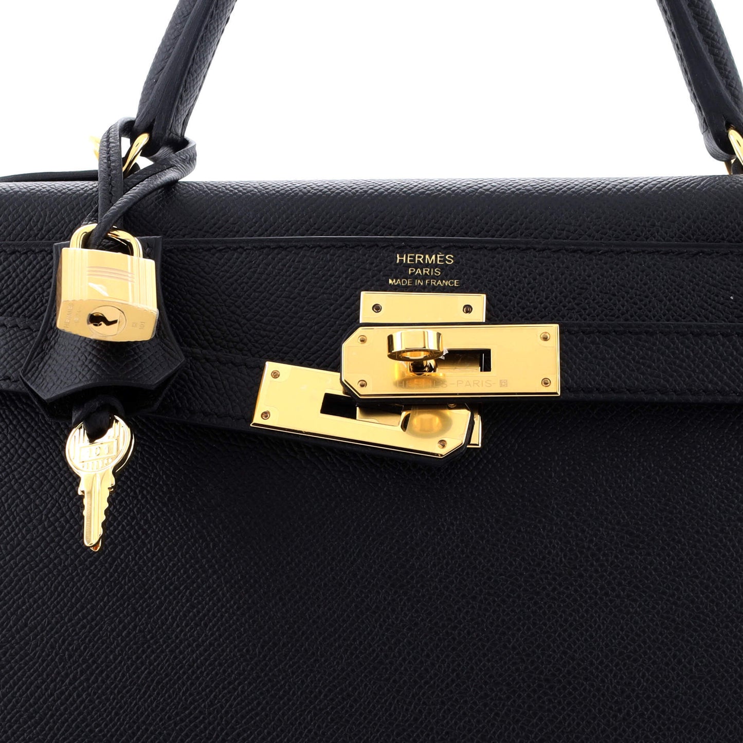 HERMES ケリーブラック ゴールド 28