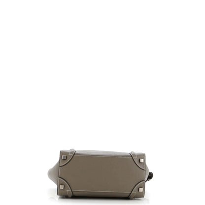 Celine Luggage Bag Grainy Leather Micro