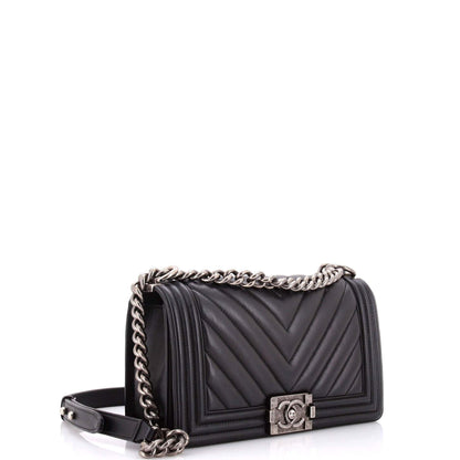 CHANELボーイ シェブロン オールドミディアム