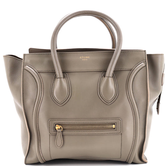 Celine Luggage Bag Smooth Leather Mini