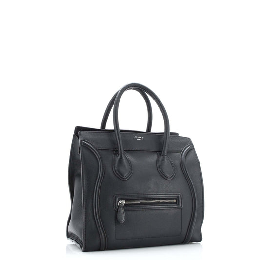 Celine Luggage Bag Grainy Leather Mini