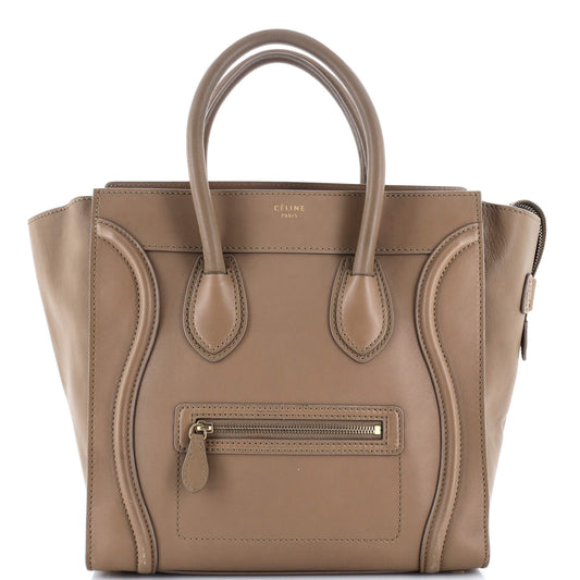 Celine Luggage Bag Smooth Leather Mini