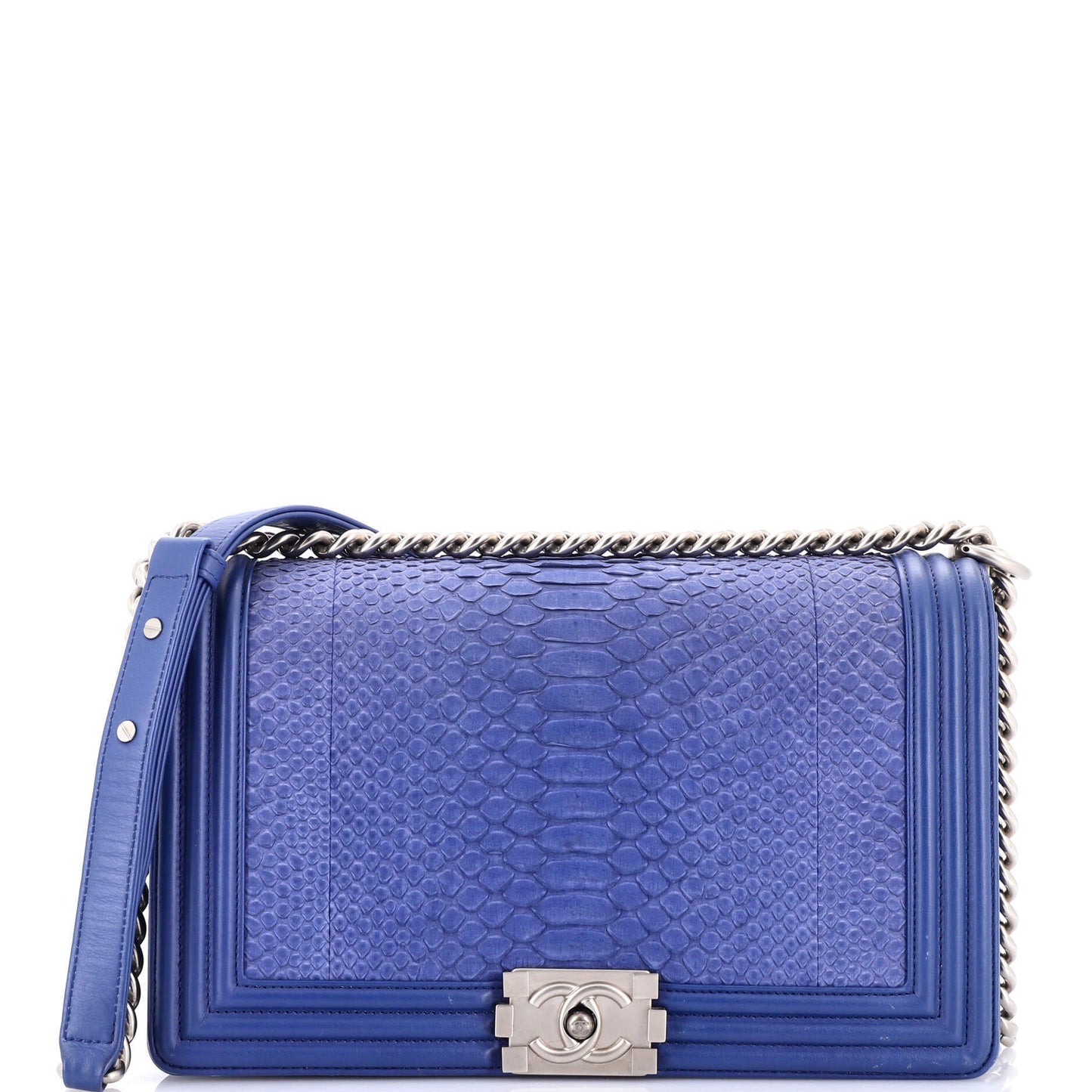 CHANEL ボーイズ パイソン ニューミディアム