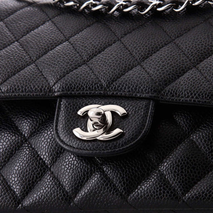 【極美品】CHANELキャビアスキン ショルダーバッグ