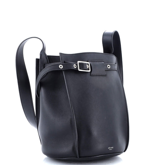 Celine Long Strap Big Bag Bucket Leather None