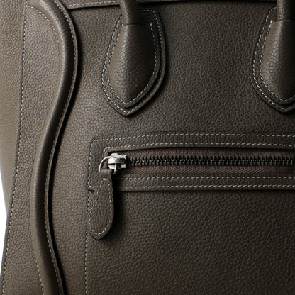 Celine Luggage Bag Grainy Leather Micro