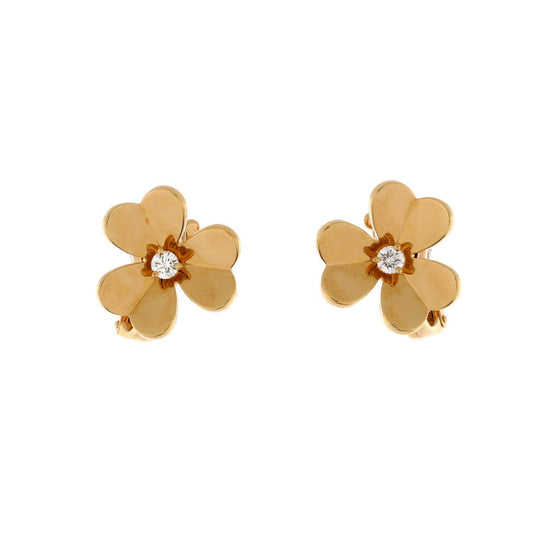 【極美品】VAN CLEEF ピアス フラワーモチーフ