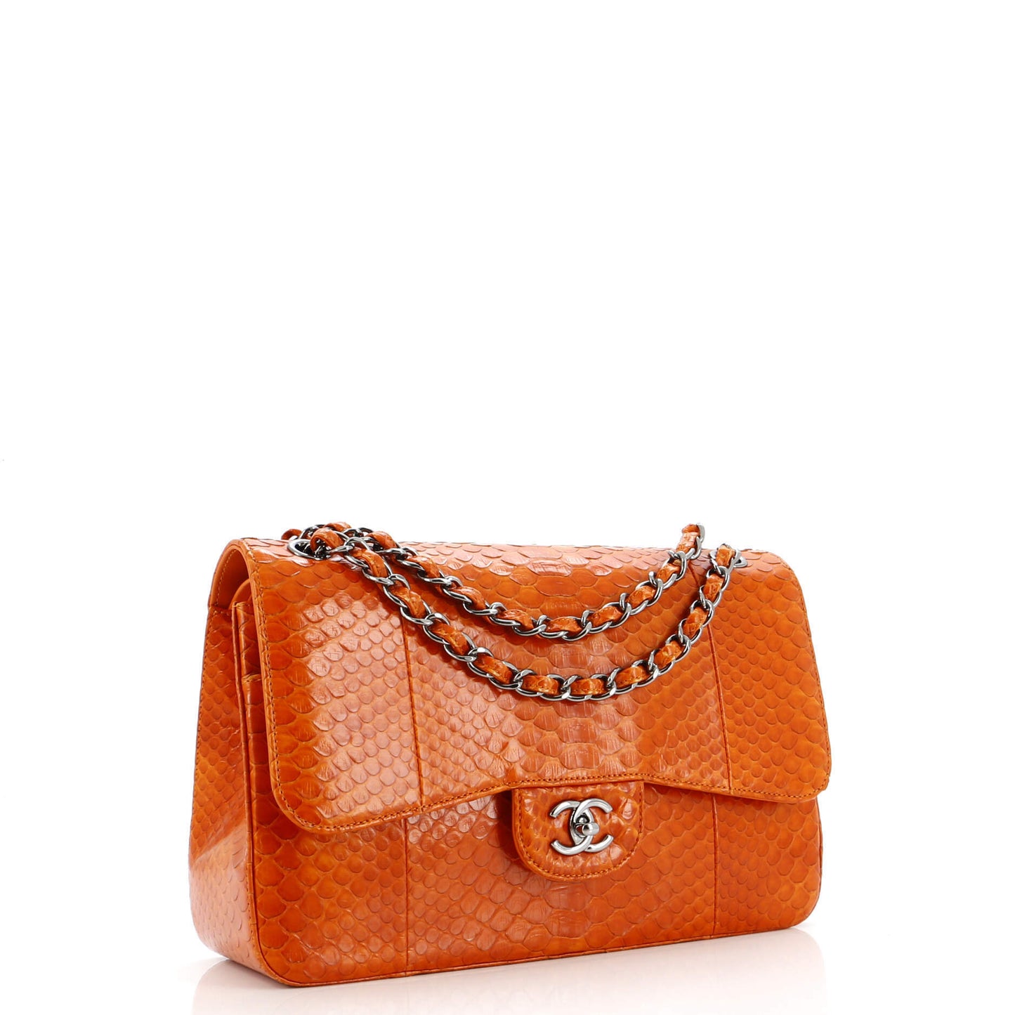 CHANELパイソン ショルダーバッグ