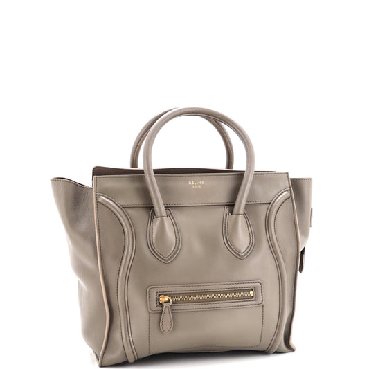 Celine Luggage Bag Smooth Leather Mini