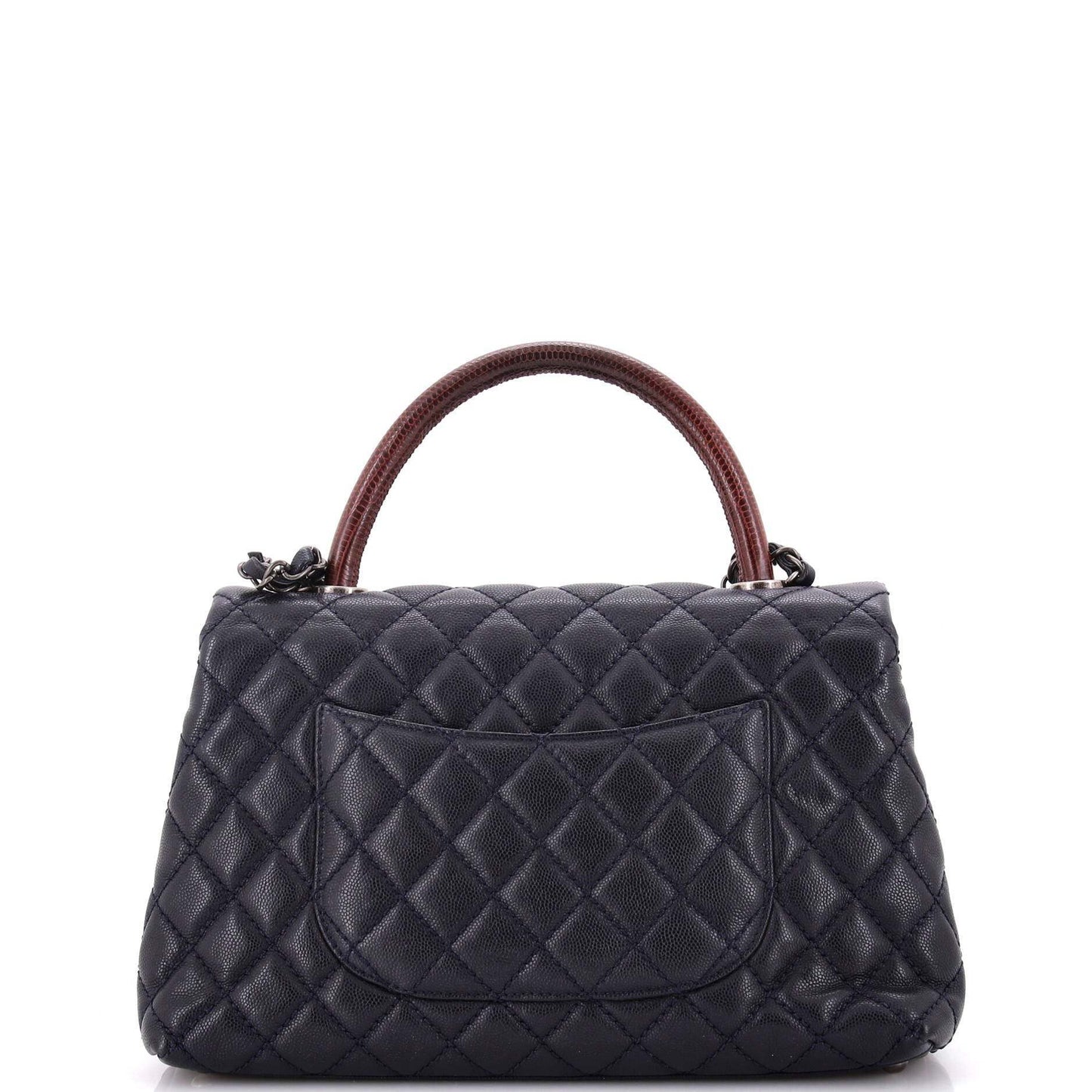 CHANELココハンドル キャビアスキン リザード