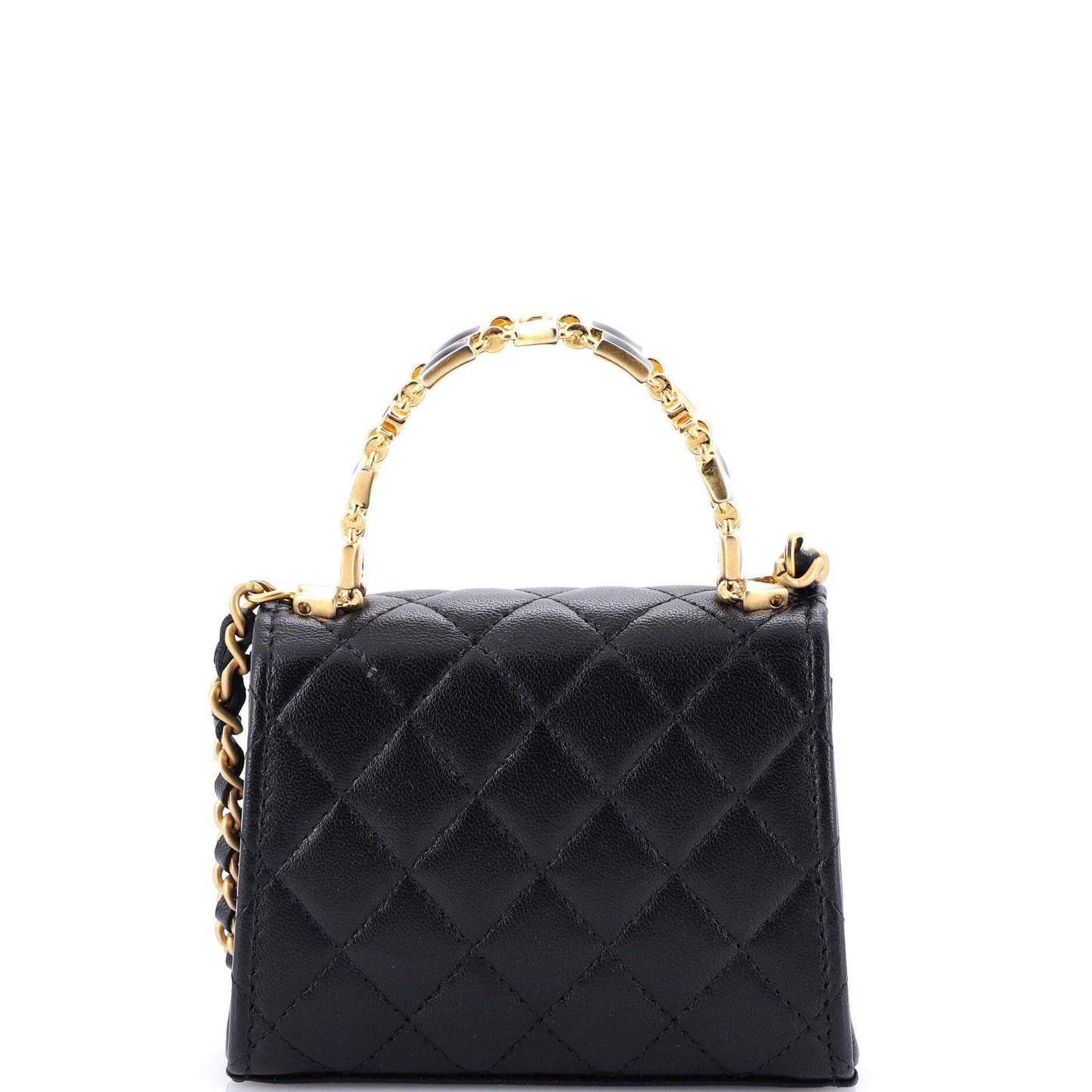 CHANELココエナメル トップハンドル スモール