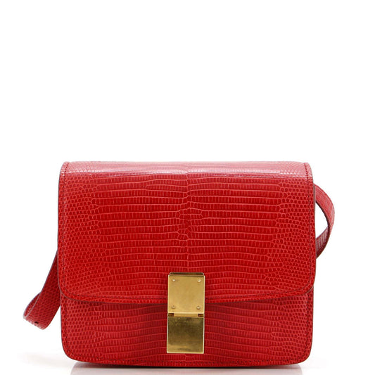 Celine Classic Box Bag Lizard Small