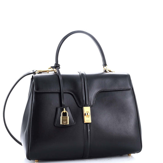 Celine 16 Top Handle Bag Smooth Calfskin Medium