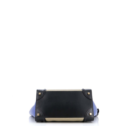 Celine Tricolor Luggage Bag Leather Mini